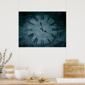 Retro-Uhr Poster (Küche)