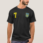 Retro Ukraine Fußball Jersey Ukrayina Fußball T-Shirt (Vorderseite)
