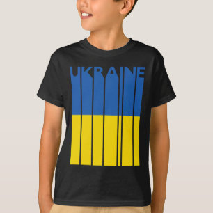 Retro ukrainisches Geschenk Souvenir vintage Ukrai T-Shirt