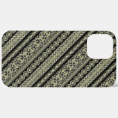 Retro ukrainisches Muster Case-Mate iPhone Hülle (Hinten (horizontal))