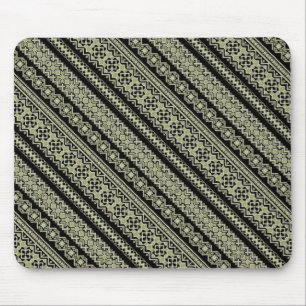 Retro ukrainisches Muster Mousepad