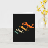 Retro Ultimate Frisbee Player Vintag Disk Ultimat Karte (Gelbe Blume)