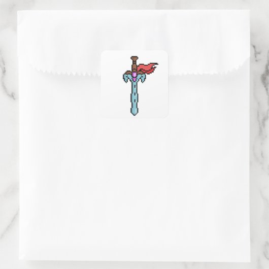 Retro Ultimate Sword Sticker (Tasche)