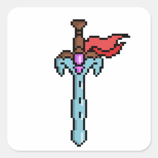 Retro Ultimate Sword Sticker (Vorderseite)
