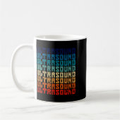 Retro Ultrasound Technologist Kaffeetasse (Links)