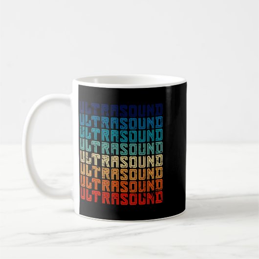 Retro Ultrasound Technologist  Kaffeetasse (Links)