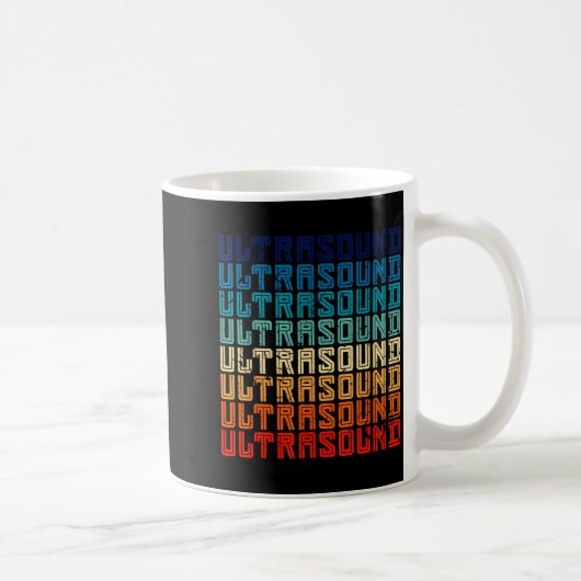 Retro Ultrasound Technologist Kaffeetasse (Rechts)