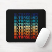 Retro Ultrasound Technologist Mousepad (Mit Mouse)