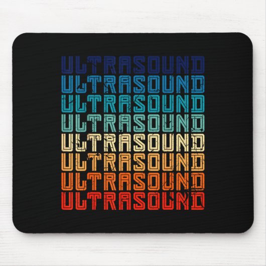 Retro Ultrasound Technologist Mousepad (Vorne)