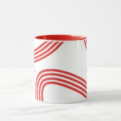 Retro unartig Santa Clause Tasse (Zentrum)