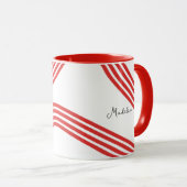 Retro unartig Santa Clause Tasse (VorderseiteRechts)