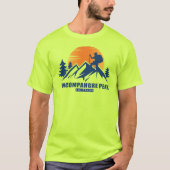Retro Uncompahgre Peak Wandern T - Shirt (Vorderseite)