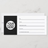 Retro und Boho Black und White | Geschenkgutschein (Rückseite)