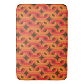 Retro- und Mod-60er-70er-Badematte Badematte (Vorderseite Vertikal)