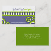 Retro und moderne Visitenkarte (Vorne/Hinten)