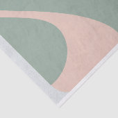 Retro und modernes Design pastellfarbenes Gewebe Seidenpapier (Ausschnitt)