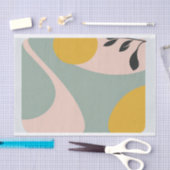 Retro und modernes Design pastellfarbenes Gewebe Seidenpapier (Handwerk)