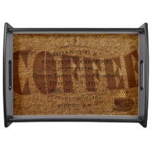 Retro- und Vintage-Kaffeetiket und -Kunst