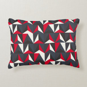 Retro und Vintager Stil mit geometrischer Form, kr Dekokissen