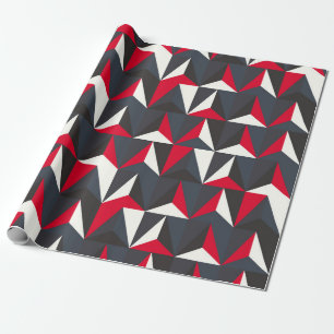Retro und Vintager Stil mit geometrischer Form, kr Geschenkpapier