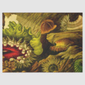 Retro Undersea Life Anemones & Coral 3 Styles Seidenpapier (Vorderseite)