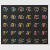 Retro Unendliches Potenzial Irrationaler Pi-Tag Ma Geschenkpapier (Flach)