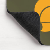 Retro Uni Blue Orange Martians Sport Mousepad (Ecke)