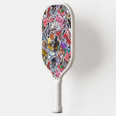 Retro Uni Pop Pickleball Paddel Schläger (Links)