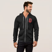 Retro Uni Red White Black Nothing Zero Sport Hoodie (Vorne ganz)