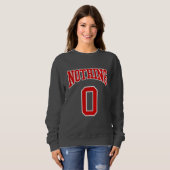 Retro Uni Red White Black Nothing Zero Sport Sweatshirt (Vorne ganz)