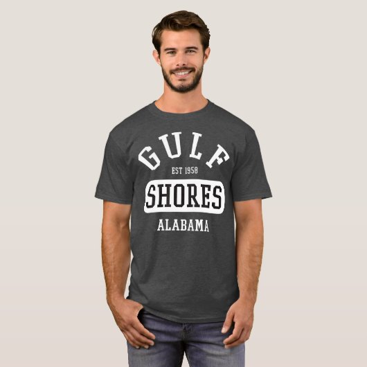 Retro Uni Stilküste AL Women Männer T-Shirt (Vorne ganz)