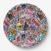 Retro Uni Vibes Paper Teller - Party in Style! (Vorderseite)