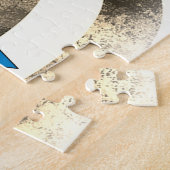 Retro United Staaten and Jungfrau Islands Flag USV Puzzle (Seite)