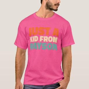 Retro uns City Vintag American nur ein Kind von Ut T-Shirt