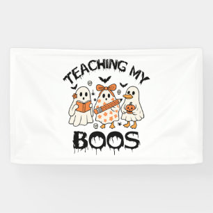 Retro-Unterricht für meine Halloween-Bosse Banner