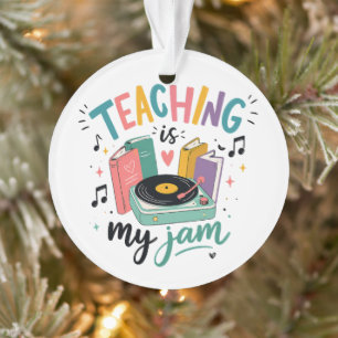 Retro-Unterricht Ist Mein Ding Vinyl-Schallplatte  Ornament