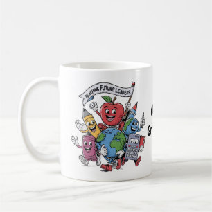 Retro-Unterricht zukünftige Führer zurück zur Schu Kaffeetasse