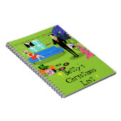 Retro Urban Christmas Coupé Notizblock (Rechte Seite)