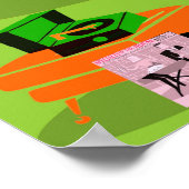 Retro Urban Couple Poster (Ecke)