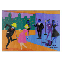 Retro Urban Party Cutting Board