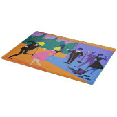 Retro Urban Party Cutting Board Schneidebrett (Ecke)