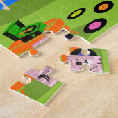 Retro Urbanes Weihnachtsbummel Puzzle (Seite)