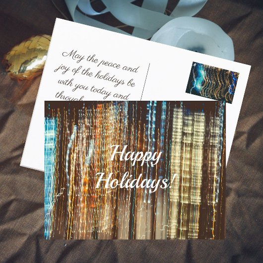 Retro-Urlaublicht Postkarte