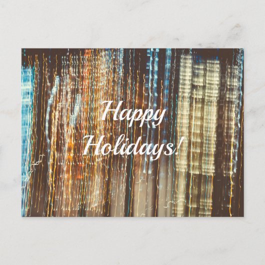 Retro-Urlaublicht Postkarte (Vorderseite)