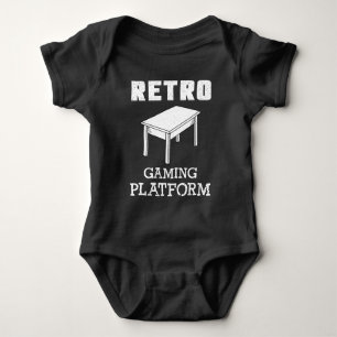 Retro ursprüngliche Spiel-Parodie für Baby Strampler