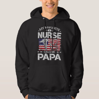 Retro Us Flag Meine Lieblings-Krankenschwester nen Hoodie