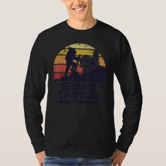 Retro-US-Nationalpark Grand Canyon Wanderung Berg T-Shirt