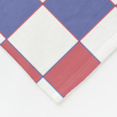 Retro USA 250. Jubiläums-Marquee-Schild 1776-2026 Fleecedecke (Ecke)