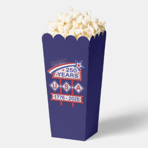 Retro USA 250. Jubiläums-Marquee-Schild 1776-2026 Geschenkschachtel