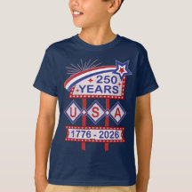 Retro USA 250. Jubiläums-Marquee-Schild 1776-2026